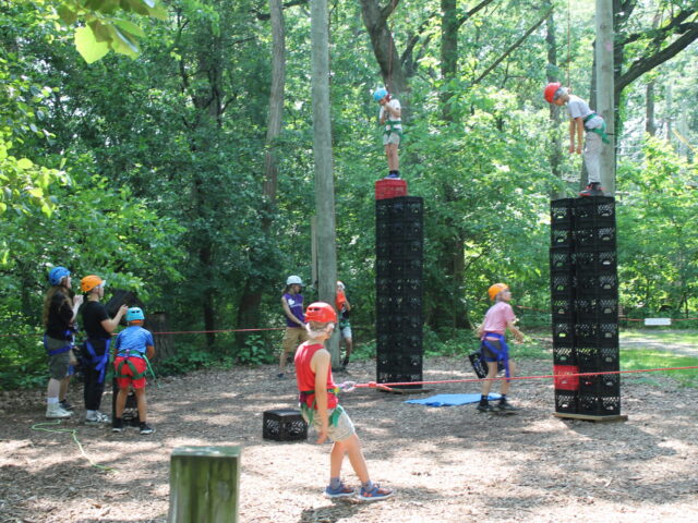 create climbing photo of crate climbing outdoors